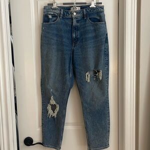 A&F distressed jeans!